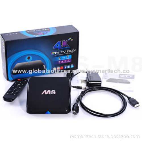 M8 Amlogics 802 XBMC Supports Quad-core Android 4.4 TV Box, 8GB Nand Flash